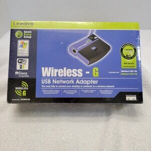 Linksys Wireless-G USB Network Adapter - WUSB54G - 2.4 GHz